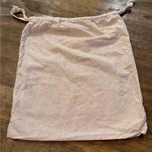 Katherine Kelly Cream Drawstring Bag